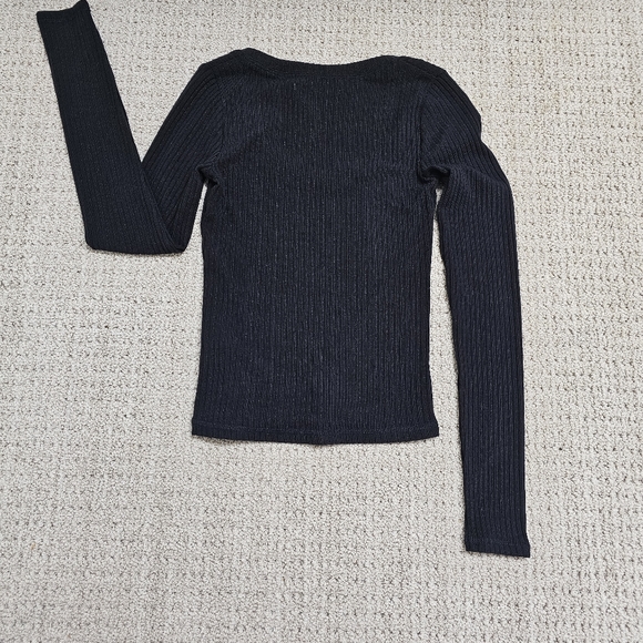 Abercrombie & Fitch Womens Black long sleeve shirt - Picture 4 of 5